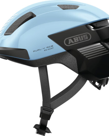 Abus Purl Ace Led Lys Iced Blue Elcykel Hjelm