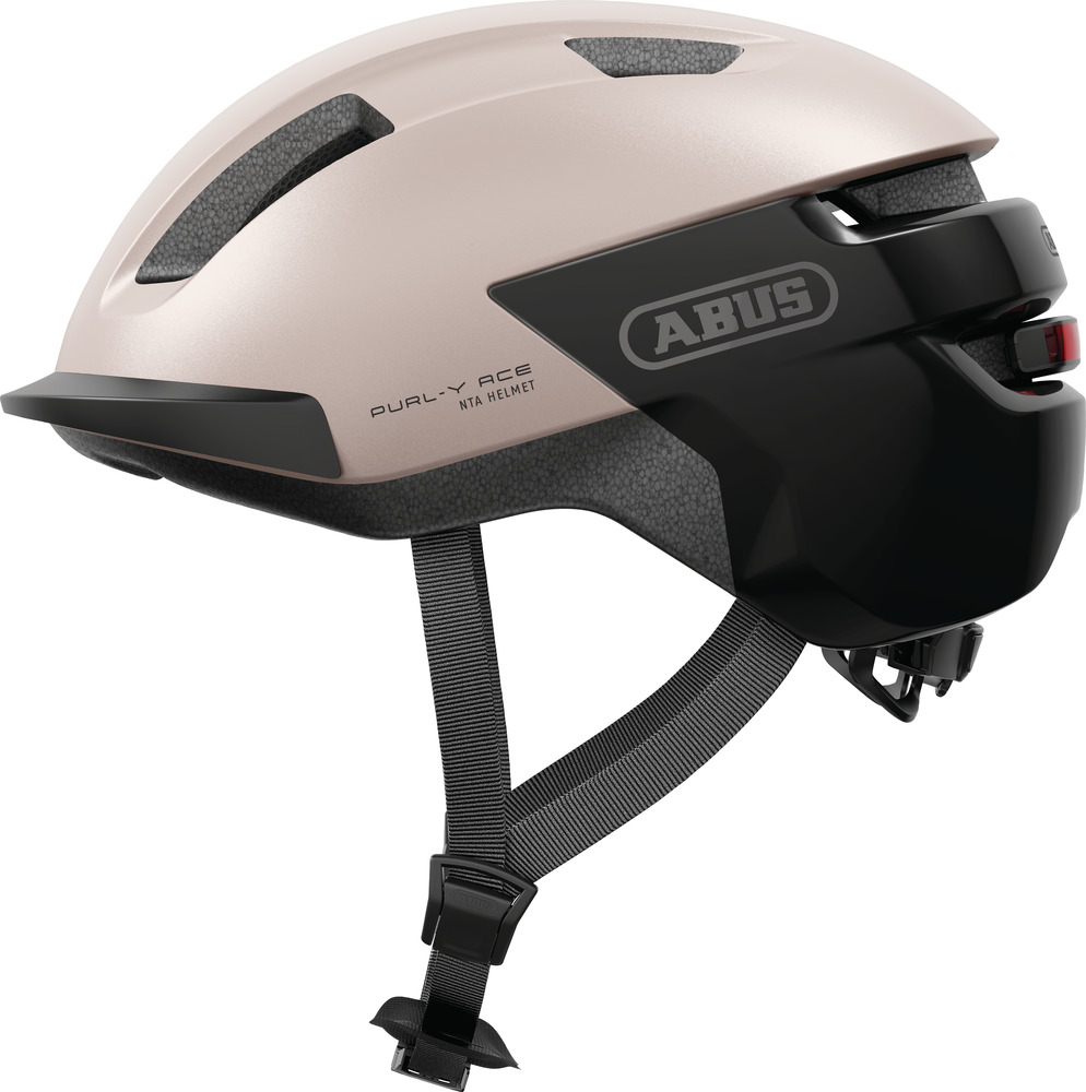 Abus Purl Ace Led Lys Champagne Gold Elcykel Hjelm